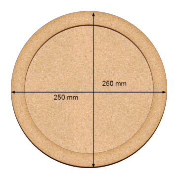 Art board Circle, 25cm х 25cm - 2