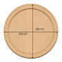 Art board Circle, 25cm х 25cm - 0