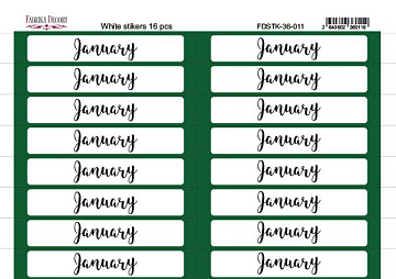 Set of stickers for journaling and planners #36-011