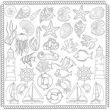Sheet of paper 12"x12" for coloring using inks or glazes, Sea Breeze