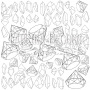 лист 30,5см x 30,5см для раскрашивания маркерами, brilliant