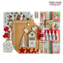 DIY kit for creating 5 greeting cards "Cozy Christmas" 10cm x 15cm with tutorials from Svetlana Kovtun, kraft - 2
