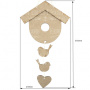 Blank for decoration "Birdhouse" #138 - 0