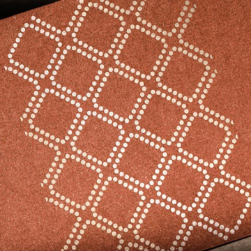 Stencil for crafts 15x20cm "Grid 3D" #147 - 2 Stencil for crafts 15x20cm "Grid 3D" #147 - 2