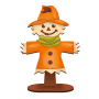 Figurine for painting and decorating #542 "Pumpkin scarecrow" - 0 Figurine for painting and decorating #542 "Pumpkin scarecrow" - 0