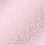 Sheet of single-sided paper embossed with silver foil, pattern Silver Butterflies Pink 12"x12" 