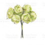  Bouquet of peony bud light green, 6pcs