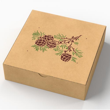 Stencil reusable, 15 cm x 20 cm cones border, #426 - 2 Stencil reusable, 15 cm x 20 cm cones border, #426 - 2