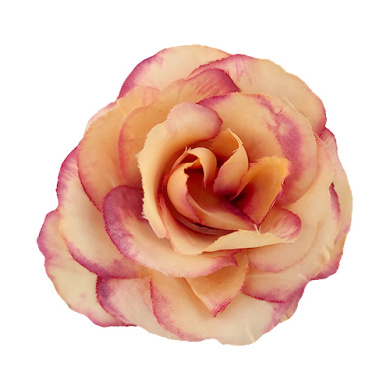 цветок чайной розы mini персиково-розовый, 1шт - 2