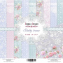 Double-sided scrapbooking paper set Shabby dreams 8"x8", 10 sheets