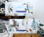 DIY kit for making 2 greeting cards on stands "Winter Forest", 20 cm x 10 cm - 3