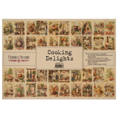 набор односторонней крафт-бумаги для скрапбукинга cooking delights 42x29,7 см, 10 листов набор односторонней крафт-бумаги для скрапбукинга cooking delights 42x29,7 см, 10 листов