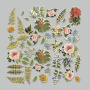 Set of die cuts Summer botanical story, 58 pcs - 1