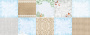 Double-sided scrapbooking paper set Smile of winter 8"x8", 10 sheets - 1