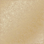 Sheet of single-sided paper with gold foil embossing, pattern Golden Poinsettia Kraft, 12"x12"