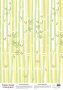 Деко веллум (лист кальки с рисунком) Бамбук, А3 (29,7см х 42см)