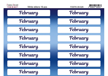 Zestaw naklejek do journalingu i plannerów #36-026