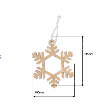 Blank for decoration "Snowflakes" #185 - 2