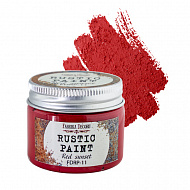 Rustic paint Red sunset