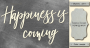 Tekturek "Happiness is coming" #464