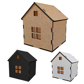 Rohling für Dekoration "Haus-6" #109