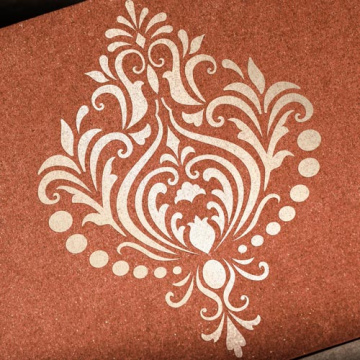Stencil for crafts 15x20cm "Classic pattern 1" #105 - 2 Stencil for crafts 15x20cm "Classic pattern 1" #105 - 2