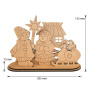 DIY wooden coloring set, desk composition "Christmas Eve", #032 - 2