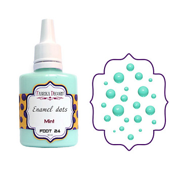 Liquid enamel dots Mint 30 ml