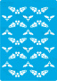 Stencil for crafts 15x20cm "Holly background" #197