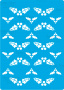 Stencil for crafts 15x20cm "Holly background" #197