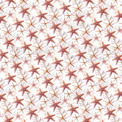 лист двусторонней бумаги для скрапбукинга "sea soul-1" 10,5х10,5 см