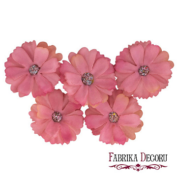 Daisy flower vintage pink, 1 pc