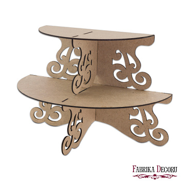 Cupcake stand "Semicircle openwork-3" #069