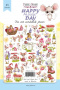 Set of die cuts Happy mouse day, 45 шт - 0