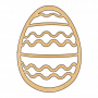 Figurka do kolorowania i ozdabiania, #237 "Jajko wielkanocne-54"