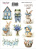 Set of stickers 8 pcs, Happy Easter!, #421