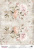 deco vellum colored sheet vintage peonies, a3 (11,7" х 16,5")