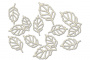 Spanplatten-Set Durchbrochene Blätter #555