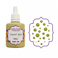 Liquid enamel dots Olive 30 ml