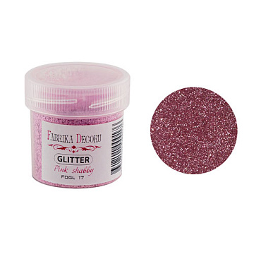 Glitter, color Pink shabby, 20 ml