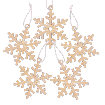 Rohling für Dekoration "Snowflakes-2" #187