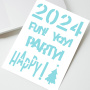 Stencil for crafts 10x15cm "New Year 1" #068 - 1