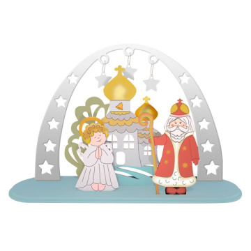 DIY wooden coloring set, desk composition "St. Nicholas", #029 - 2 DIY wooden coloring set, desk composition "St. Nicholas", #029 - 2