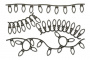 Набор чипбордов Гирлянда 10х15 см #620