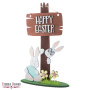Blank for decoration"Happy Easter-3" #151 - 1