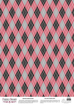 Deco vellum colored sheet Rhombuses, A3 (11,7" х 16,5")