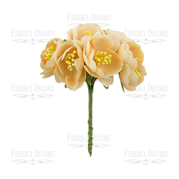 Kwiaty jaśminu, kolor Brzoskwinia, 6 szt