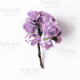 Blumenstrauß aus kleinen Rosen, Farbe Color Violett, 12 Stk
