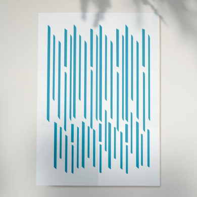 трафарет многоразовый 15x20см полосы #036 фабрика декору - 2 трафарет многоразовый 15x20см полосы #036 фабрика декору - 2