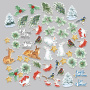 Set of die cuts Country winter, 52 pcs - 1